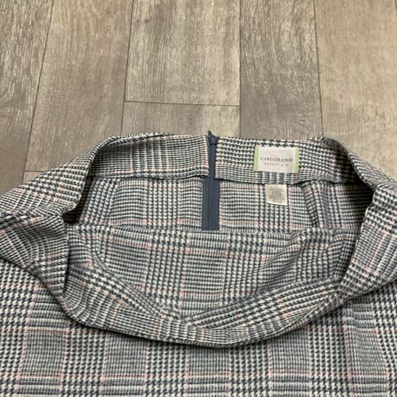 Womens Capistrano Essentials Wool Blend Plaid Casual Dress Skirt - Picture 4 of 7